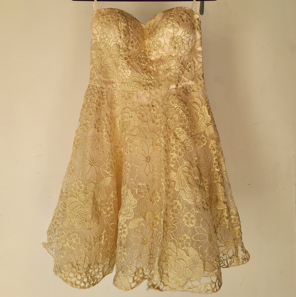 Golden dress